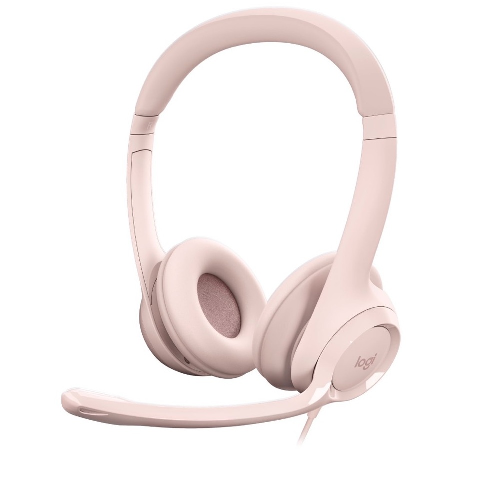 Logitech Wired USB Headset, Stereo Headphones w/Noise-Cancelling Microphone, USB